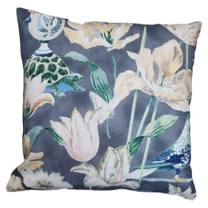 Enchanted Garden Grey Indoor Cushion Cover