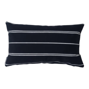 Black and White Pin Stripe Cushion Cover