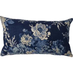 Elegant Blue French Provincial Indoor Cushion Cover