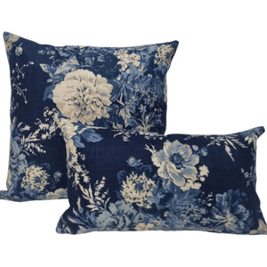 Elegant Blue French Provincial Indoor Cushion Cover