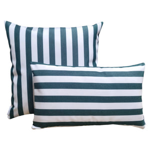 Sunbrella Maison Stripe Forest Green Outdoor Cushion Cover 2.5cm Stripe