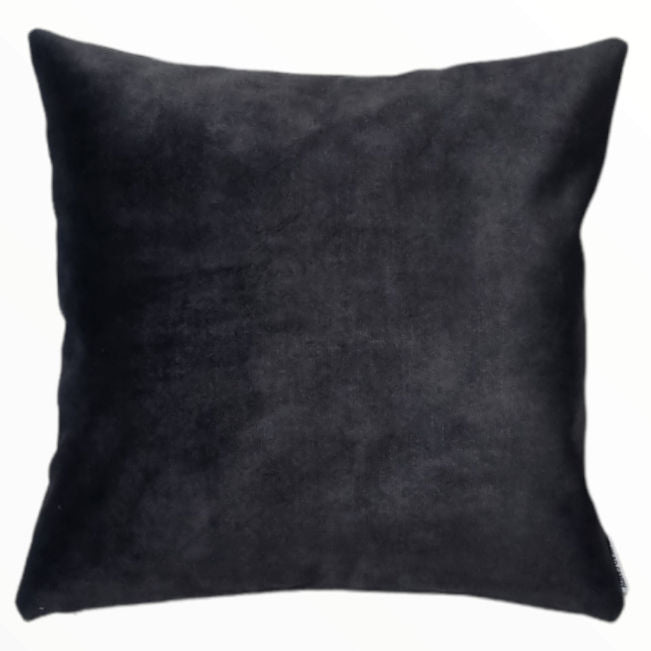 Lovely Coal Velvet Cushion Cover