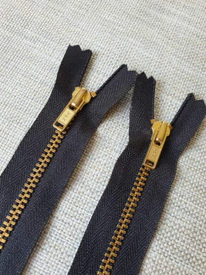 YKK #5 18 Nylon Coil Two-Way Jacket Zipper - Black (580)